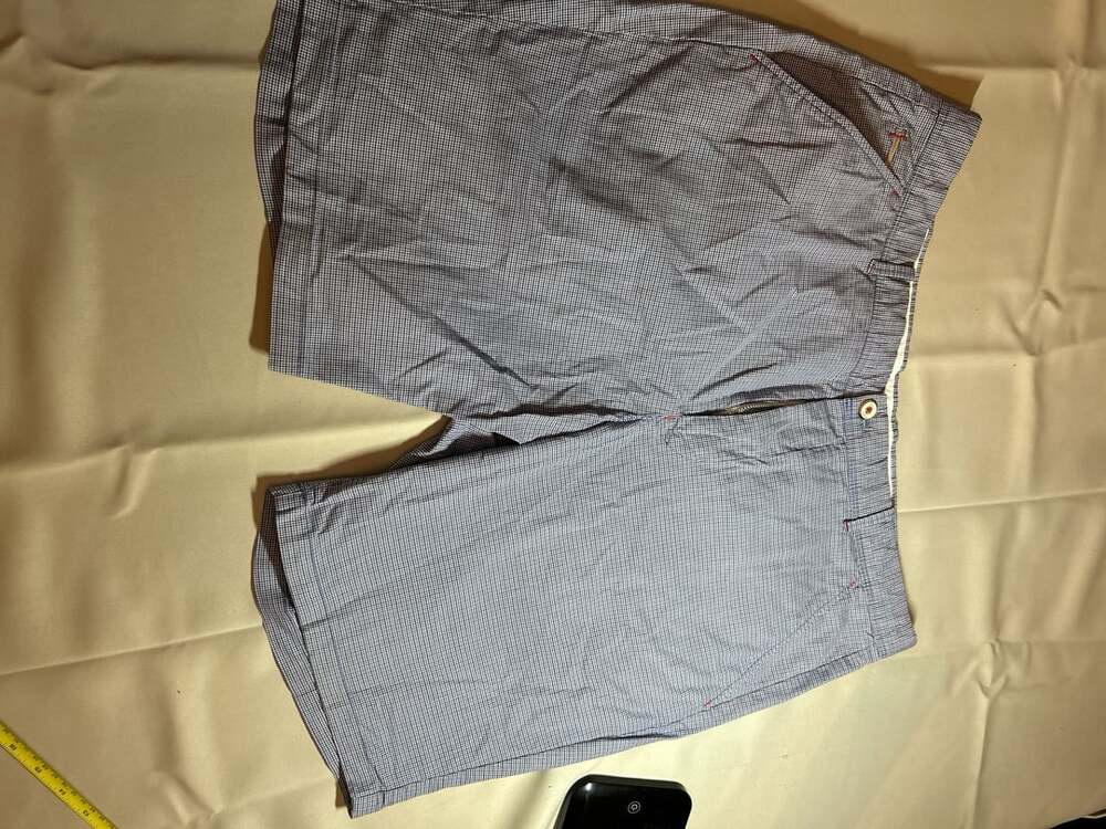 Robert Graham Classic Fit Houndstooth Shorts with Floral Interior Lining